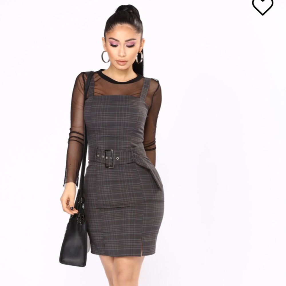 Get Down to Business Plaid Dress